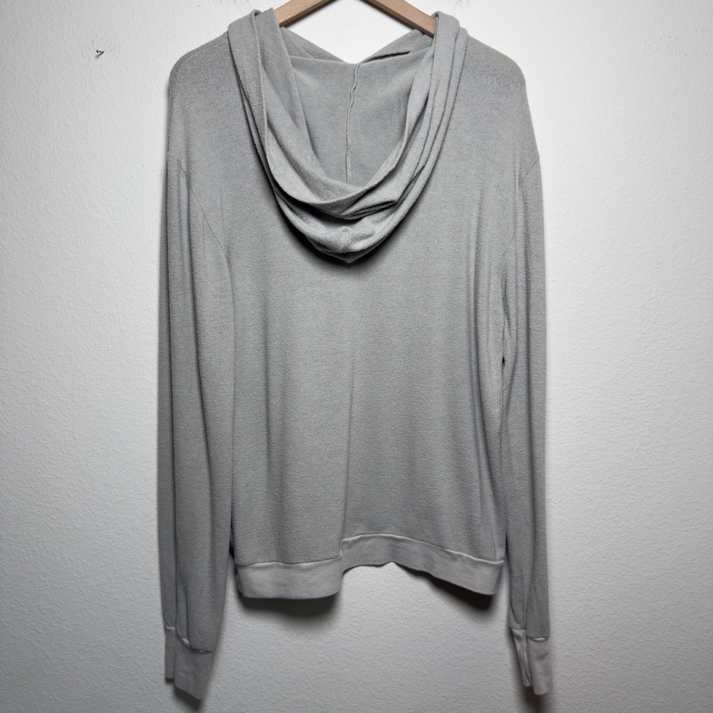Wildfox Women Hoodie Medium Gray Shopping Is My Cardio Graphic Sweatshirt - Picture 5 of 12
